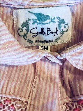 Pink Striped Baby Blouse